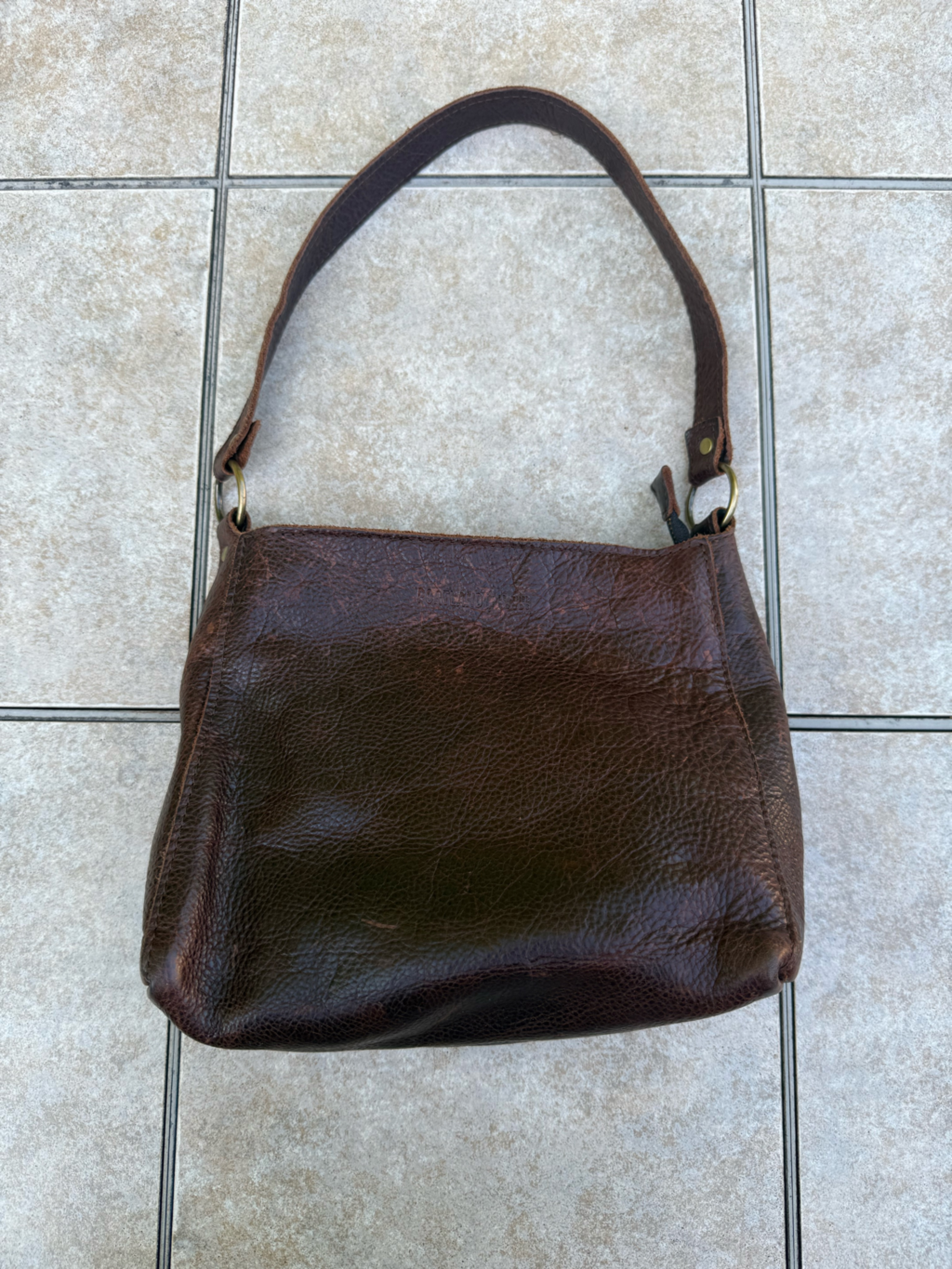 Portland Leather Goods Brown Leather Bag
